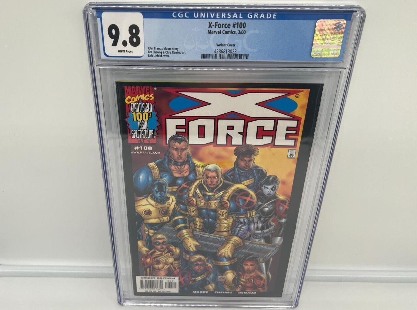 X-Force #100 CGC 9.8 Rob Liefeld Variant Cover Marvel 2000