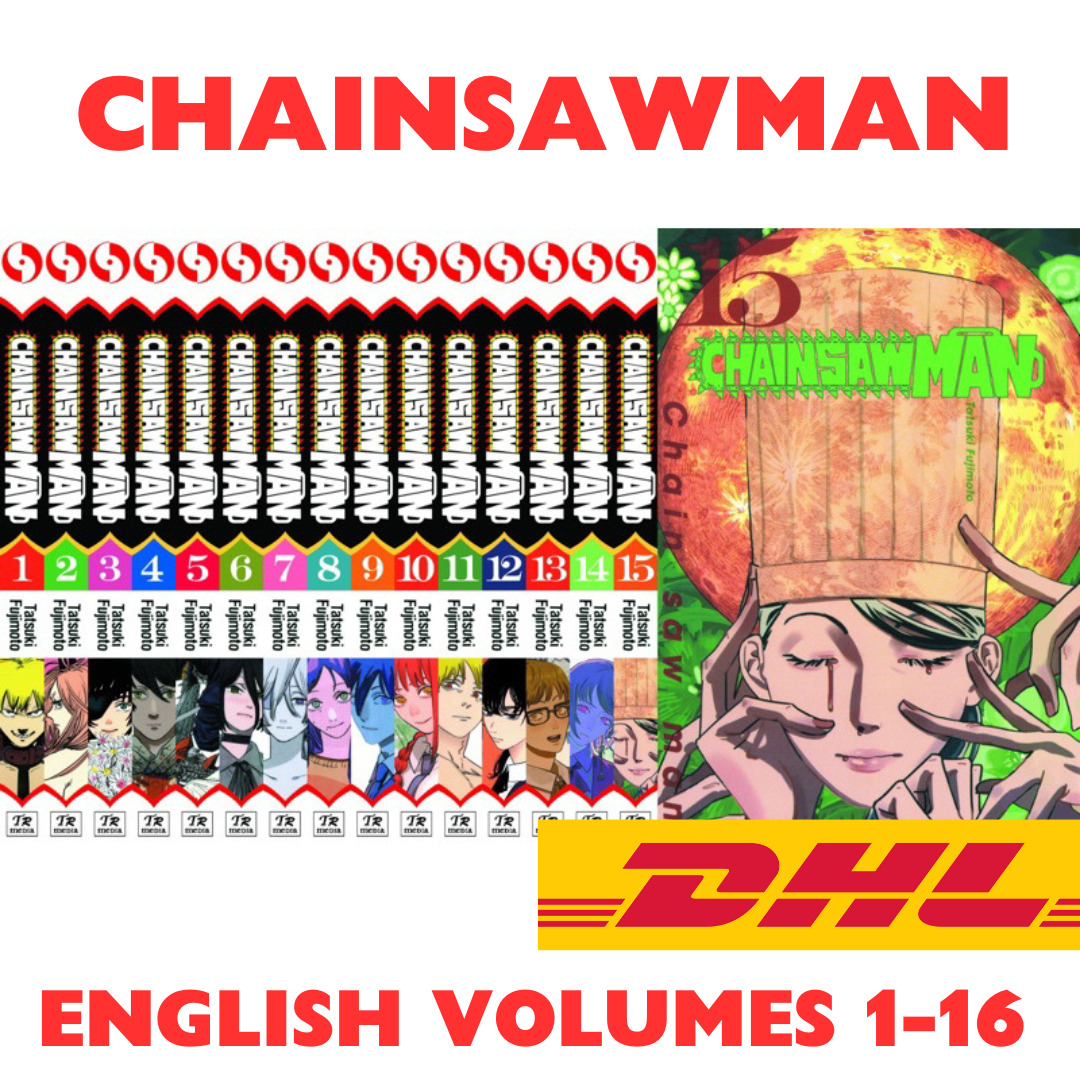 Chainsaw Man Manga English Comic Volume 1-16 Full Complete Set DHL