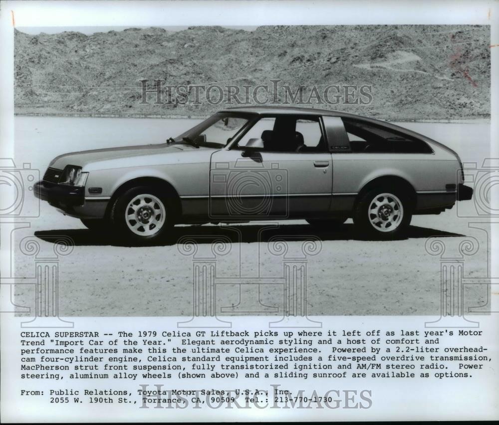 1979 Press Photo Celica GT LIftback. Automobiles. - cvb68232