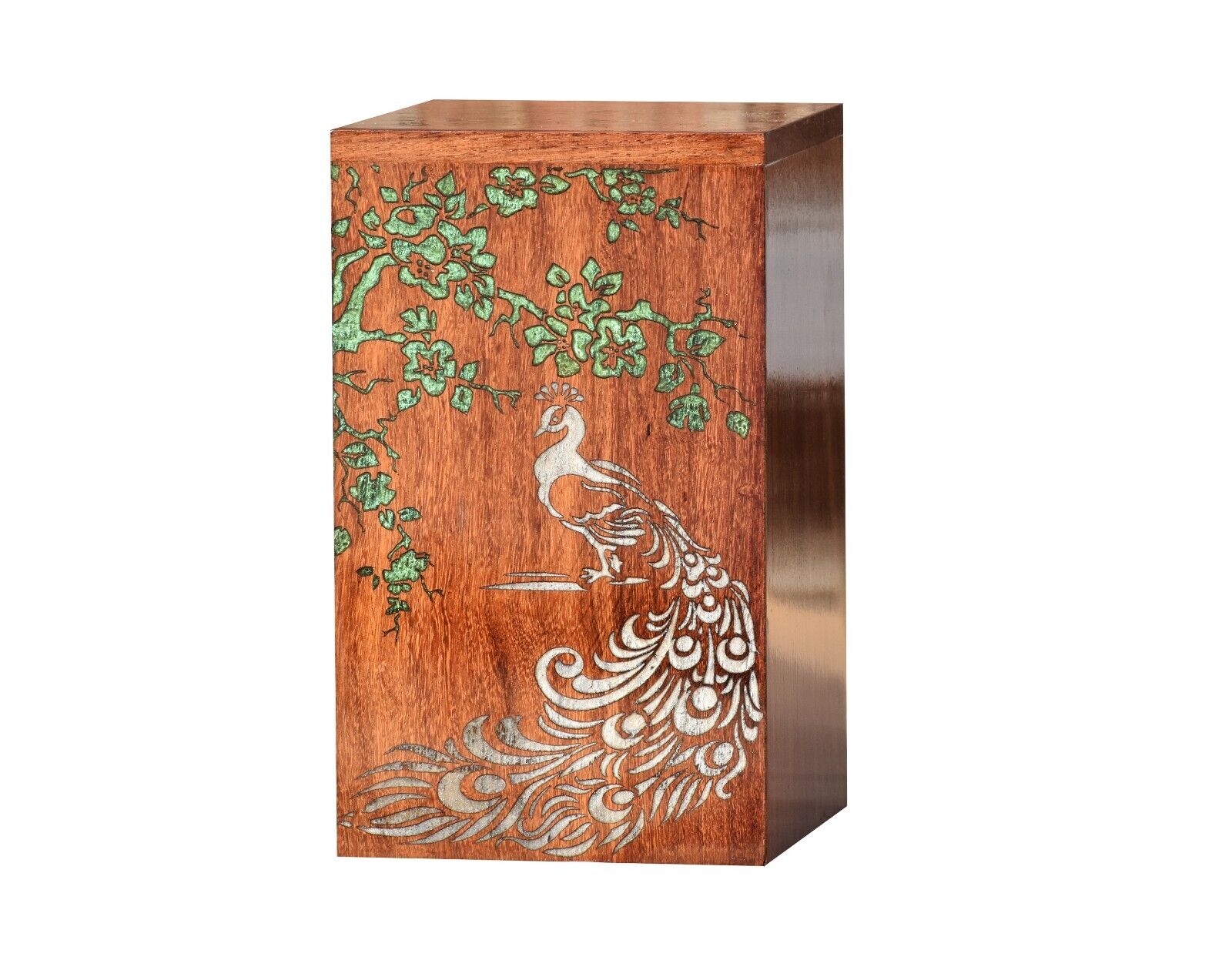 Wooden Resin Cremation Urn Box Funeral Urn Keepsakes Urn Memorial Urn Antique