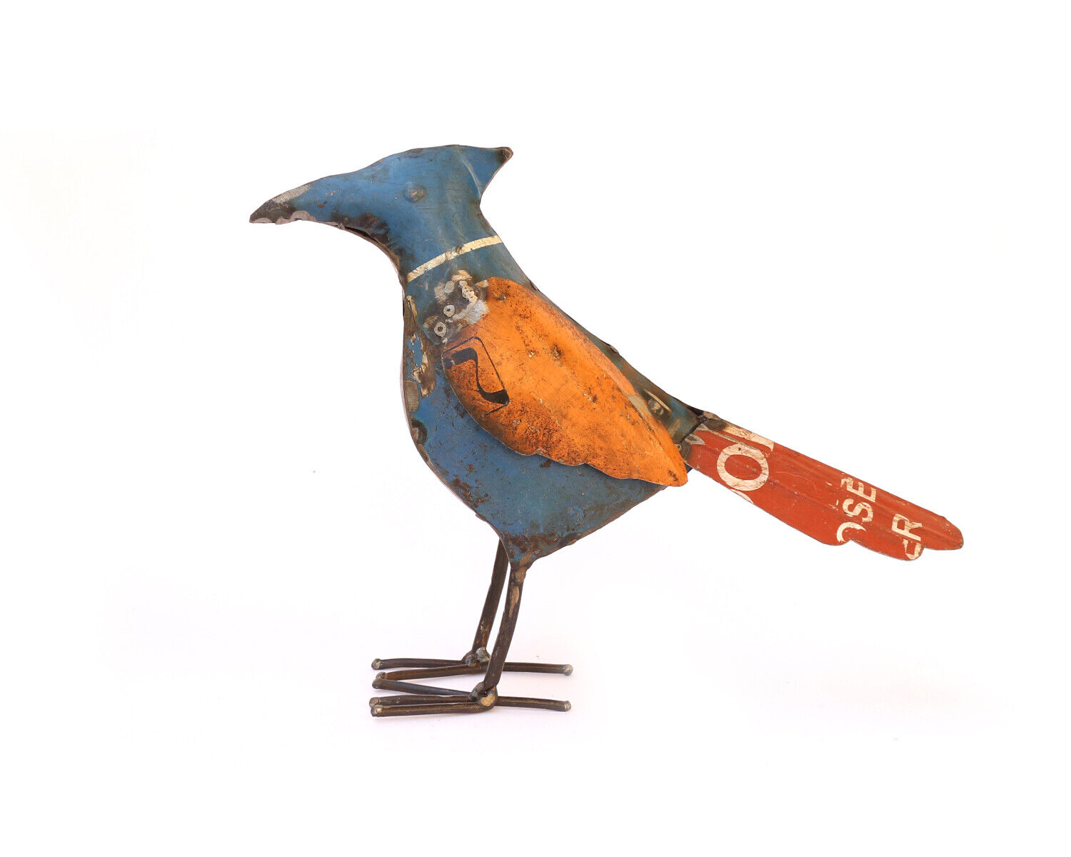 De Kulture Handcrafted Recycled Iron Bird