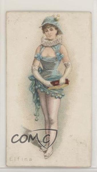 1889 WS Kimball & Co Ballet Queens Tobacco N182 Blank Back Elfina 7xr