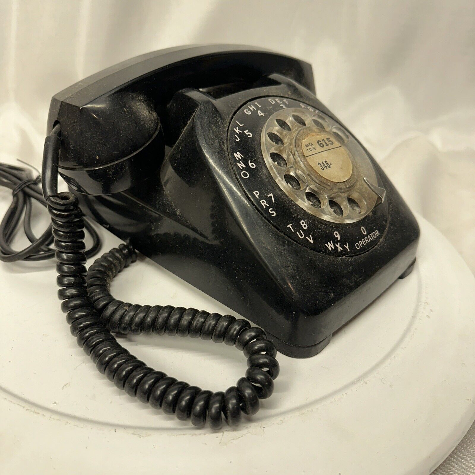 Vintage Automatic Electric Black Rotary Telephone NB802CXX