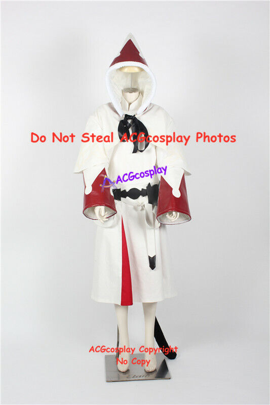 Final Fantasy XIV White Mage Male Cosplay Costume acgcosplay include long tail