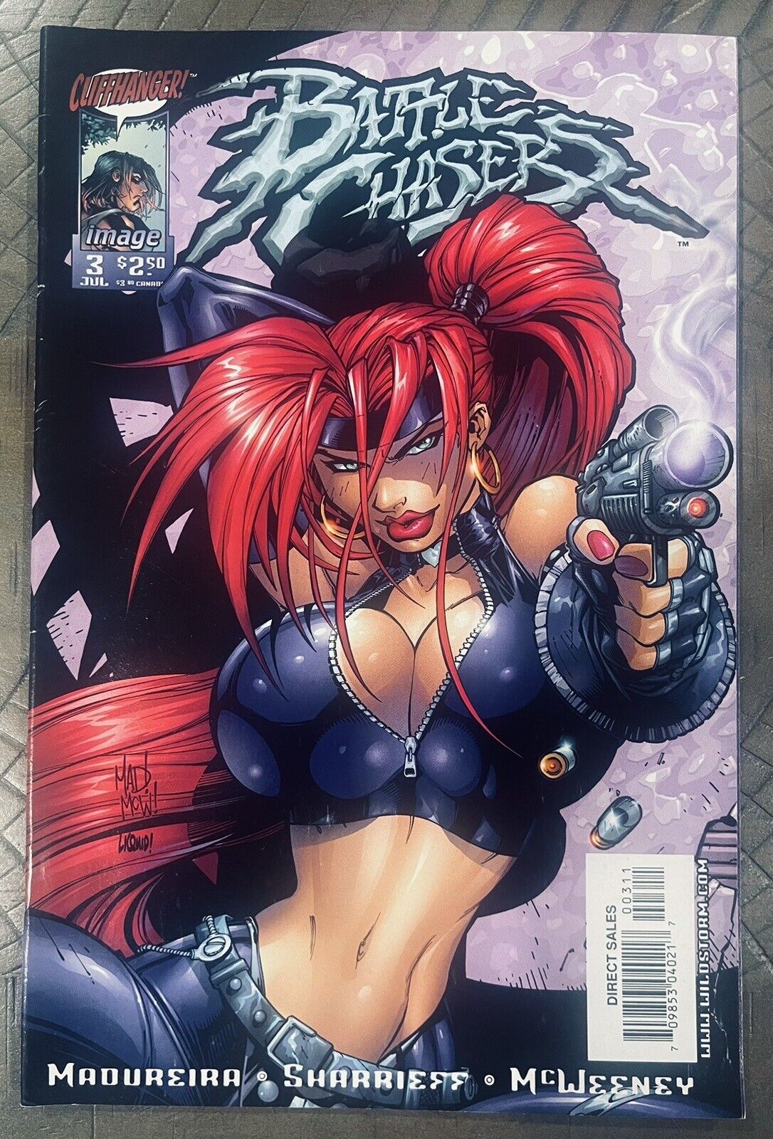 Battle Chasers#3/Red Monika Cover Image/Cliffhanger 1998•NEAR MINT