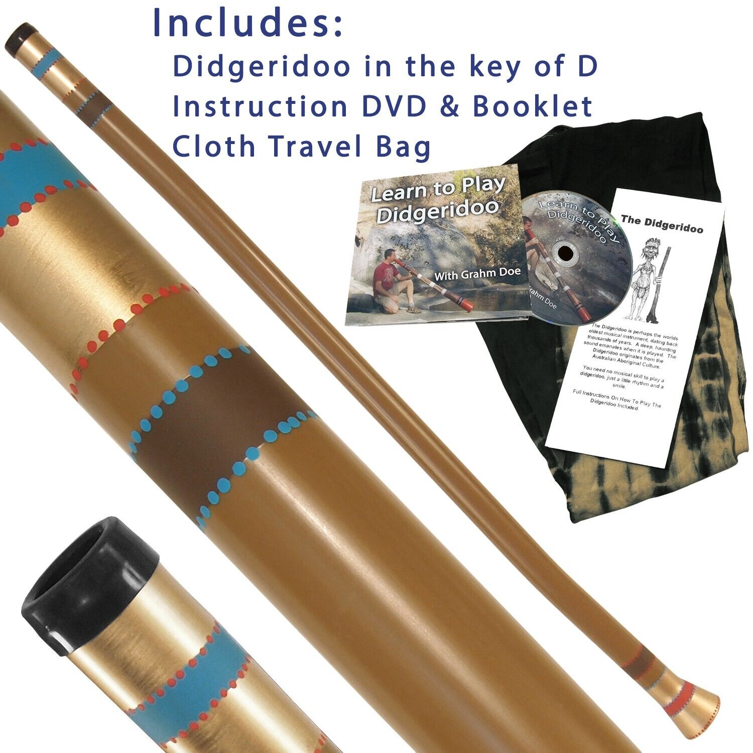 Ultimate Didgeridoo Starter Pack - With Free Tutorial DVD