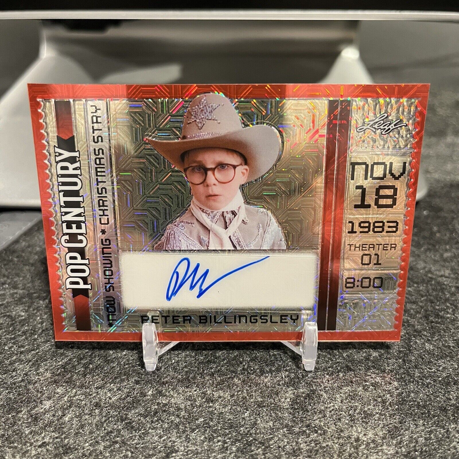2024 Leaf Pop Century Peter Billingsley Now Showing AUTO 1/1 A Christmas Story