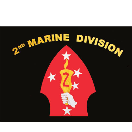 2nd Marine Division Flag - USMC 2nd Mar Div Banner - Military Flag