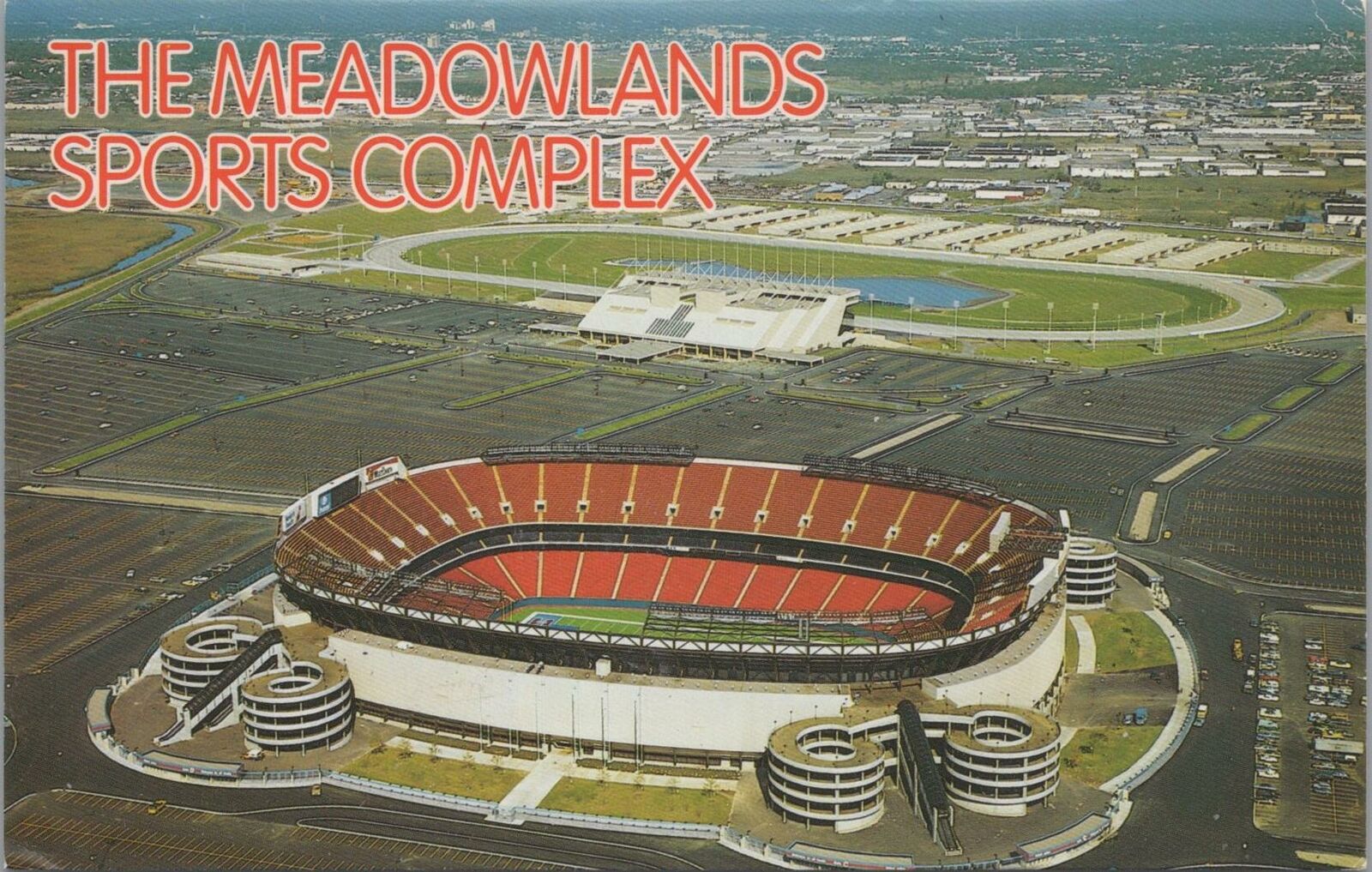 Postcard The Meadowlands Sports Complex East Rutherford NJ 