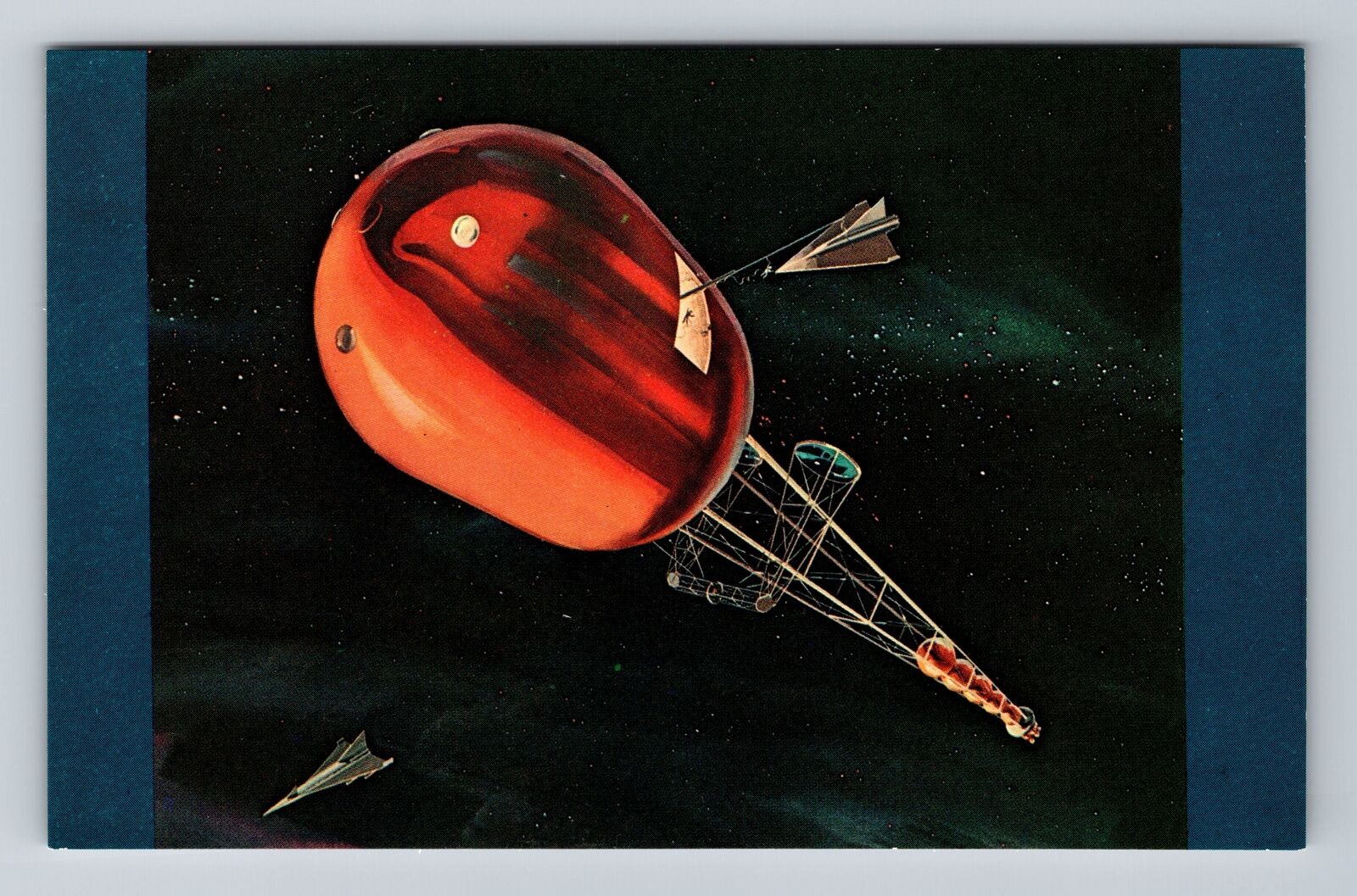 Orbiting Space Station, United States, NASA, Souvenir Vintage Postcard