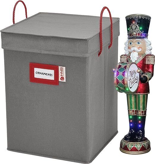 Hold N' Storage Christmas Nutcracker and Figurine Collectible Storage Box.