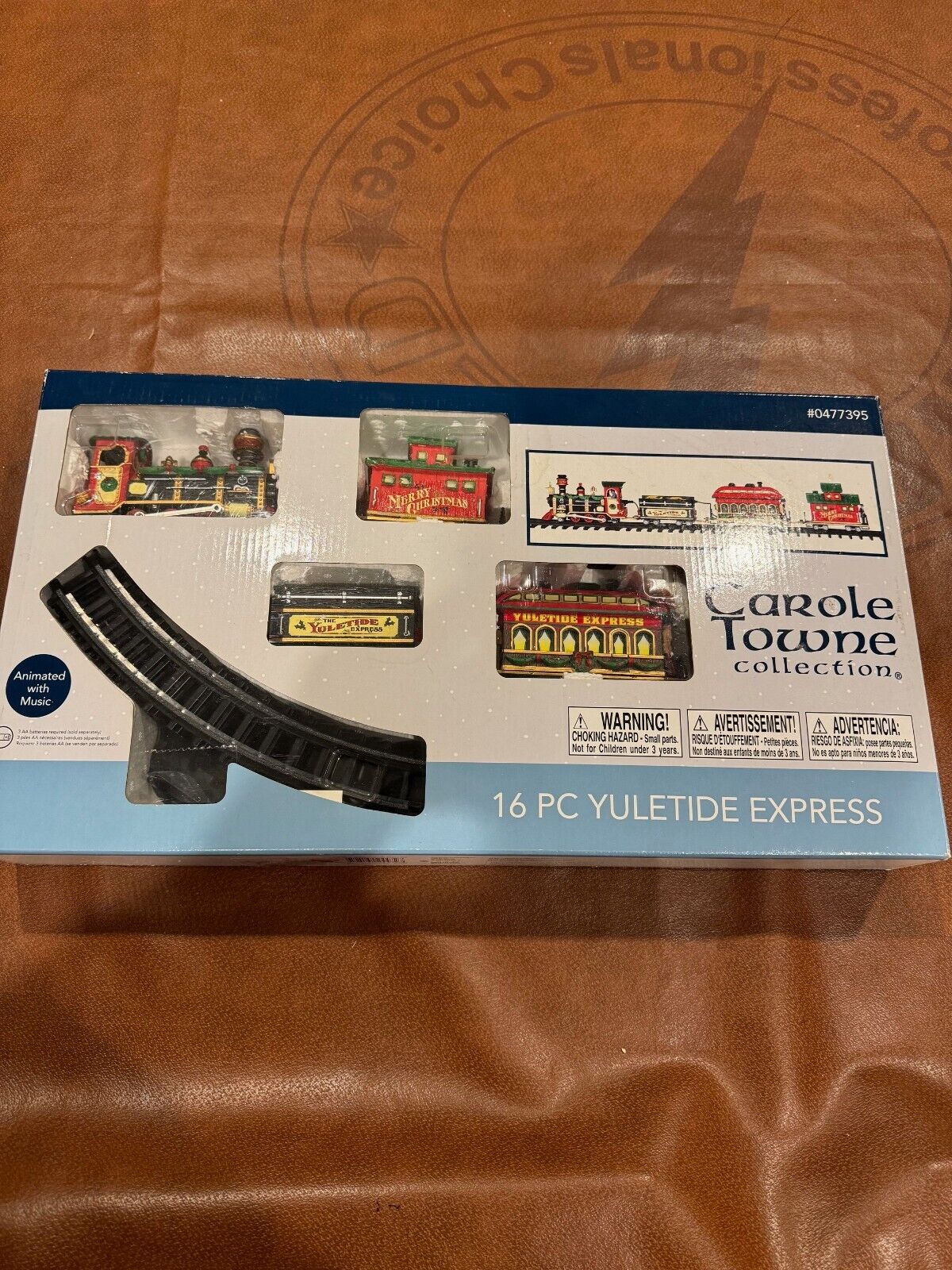2012 Lemax Carole Towne Train Collection - Pre owned/New/Open Box - Perfect Cond