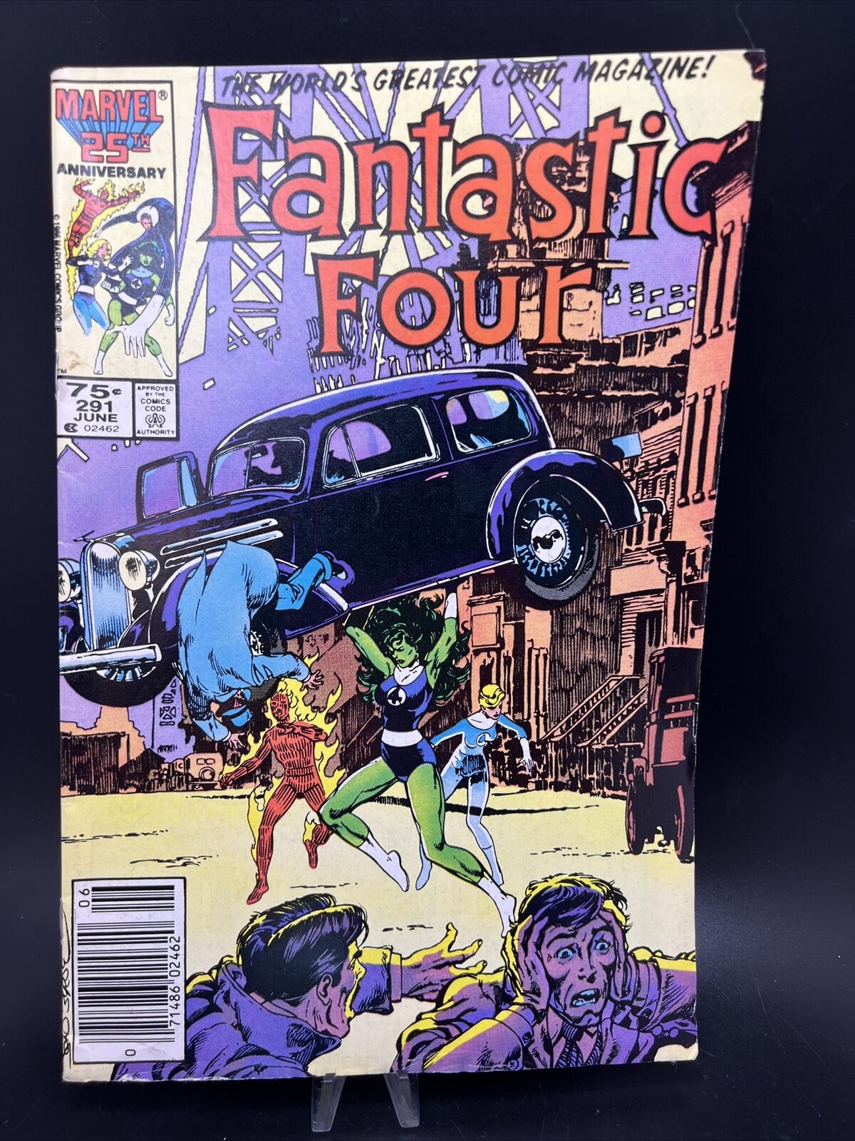 Fantastic Four #291 (Marvel Comics, June 1986) She-Hulk John Byrne