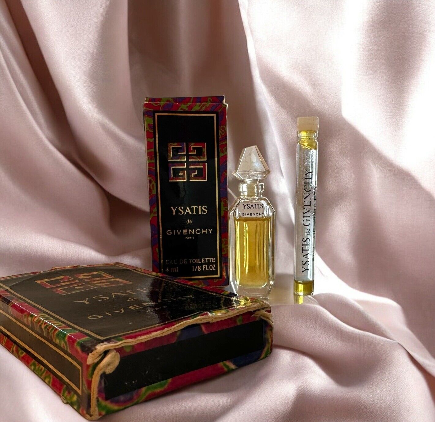 Vintage Givenchy OG Ysatis Mini 4 ml Perfume Bottle & Box Samples Collectables