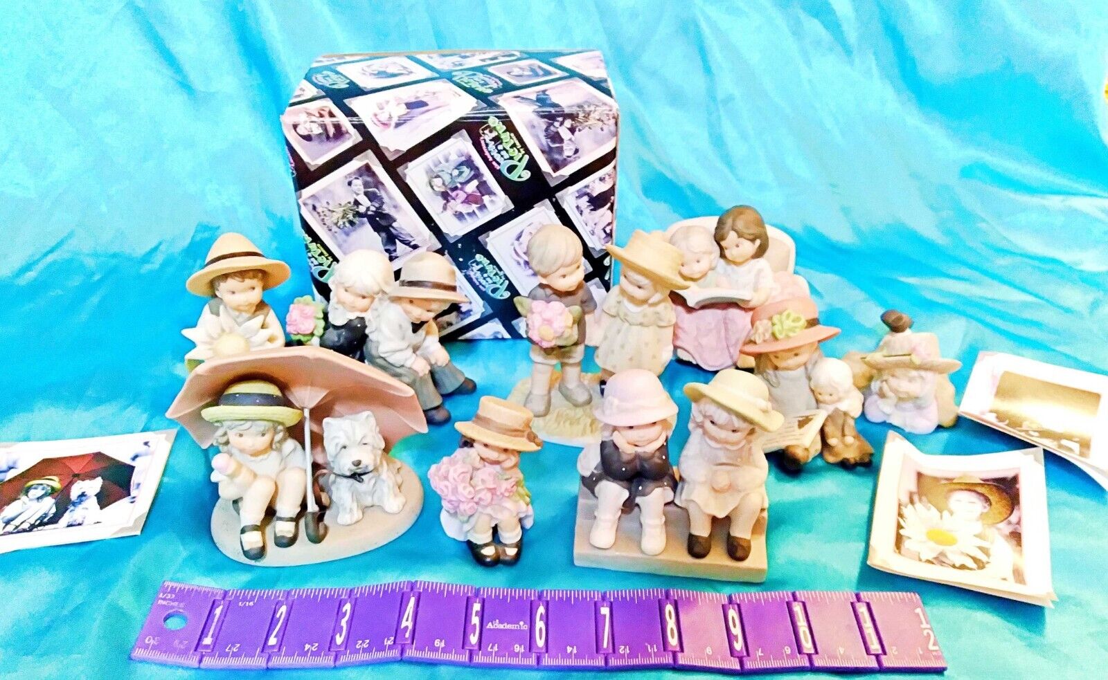 Kim Anderson Pretty As A Picture And Other Figurine Lot of 9 w/ Boxes