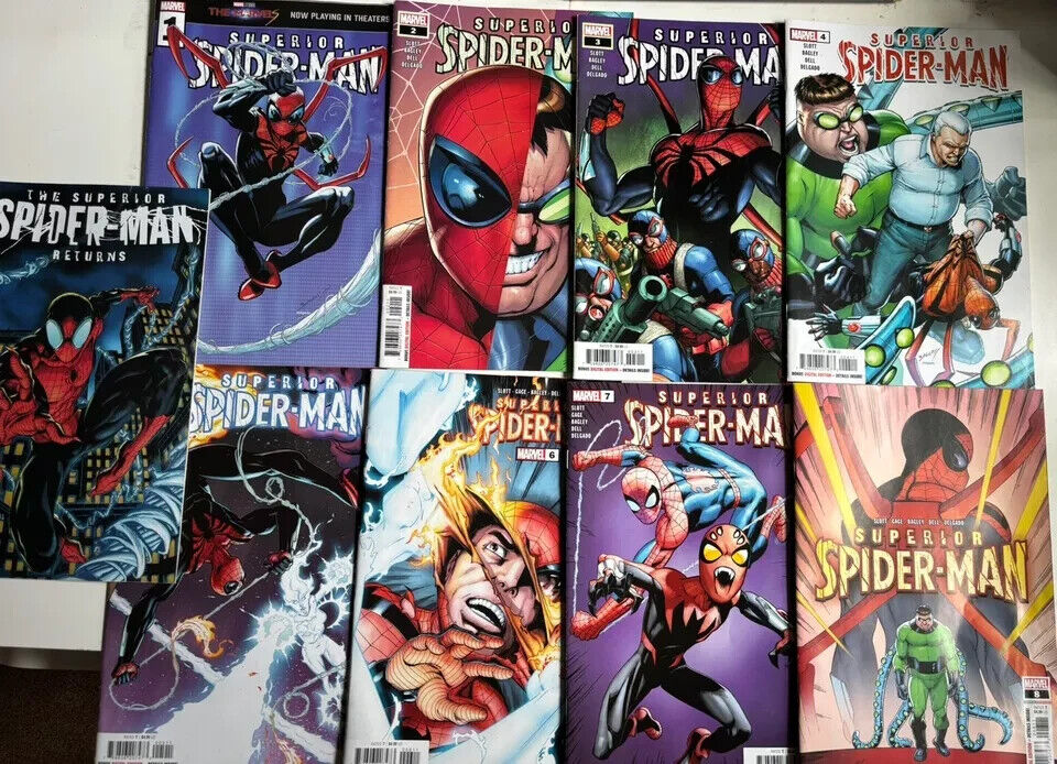 Superior Spider-Man Returns #1 & FULL RUN #1-8 Complete Set all 9 Comics Doc Ock