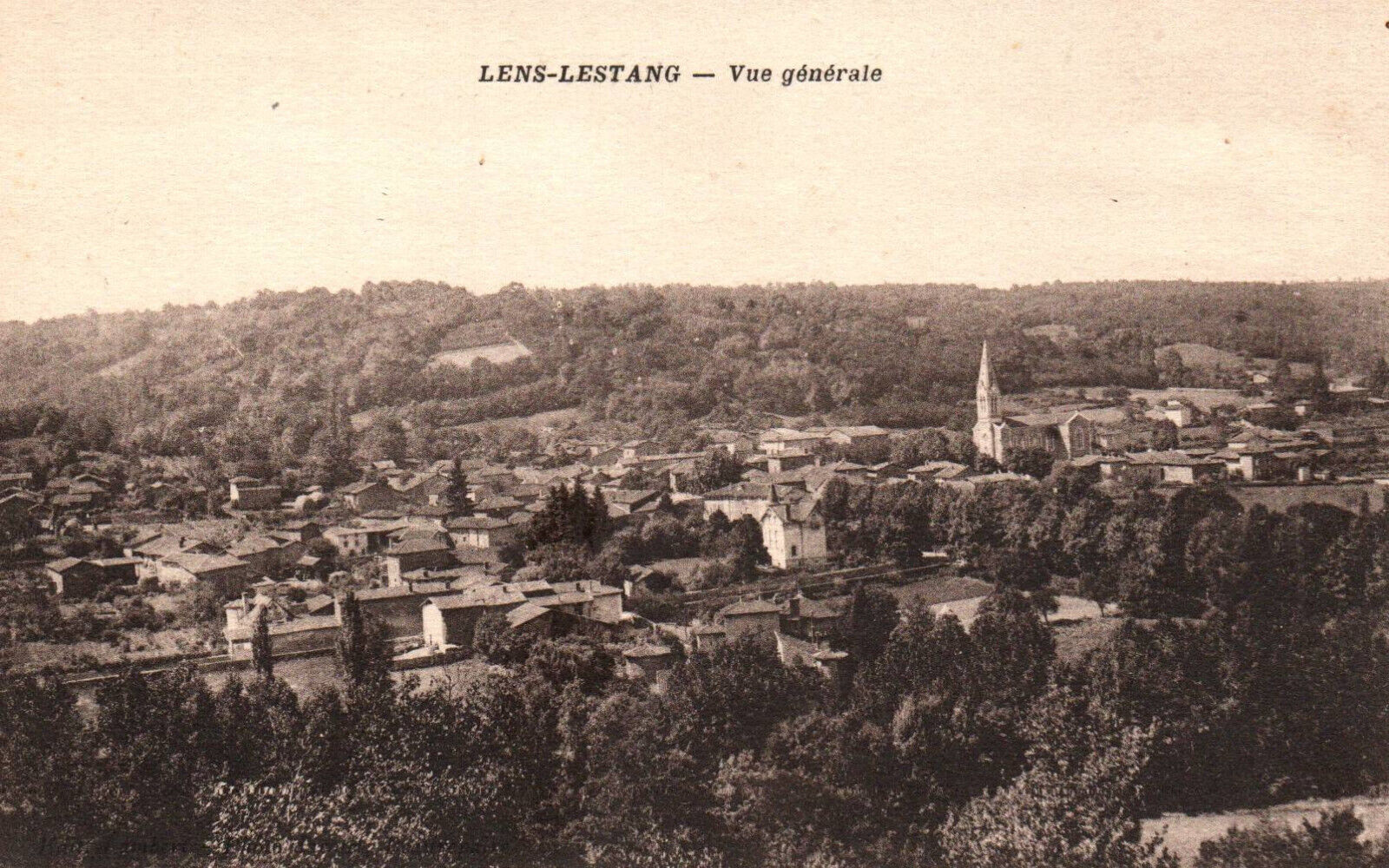 CPA 26 - LENS-LESTANG (Drôme) - General View