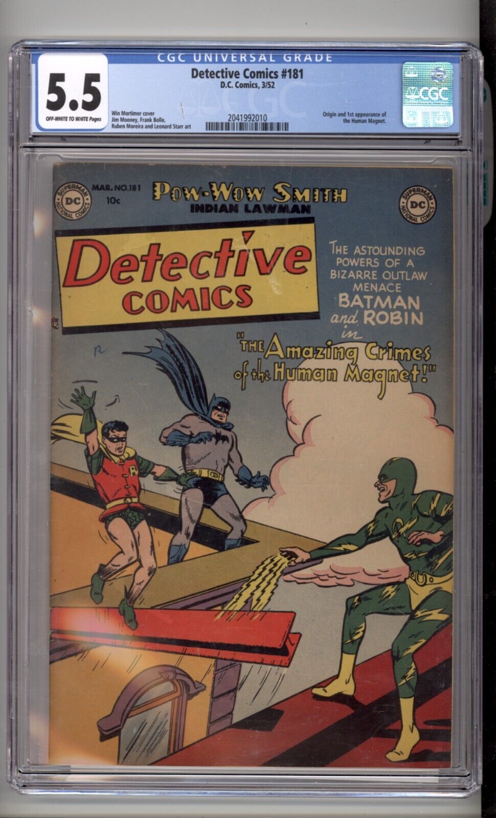 Detective Comics #181 CGC 5.5 Origin & 1st App Human Magnet 1952