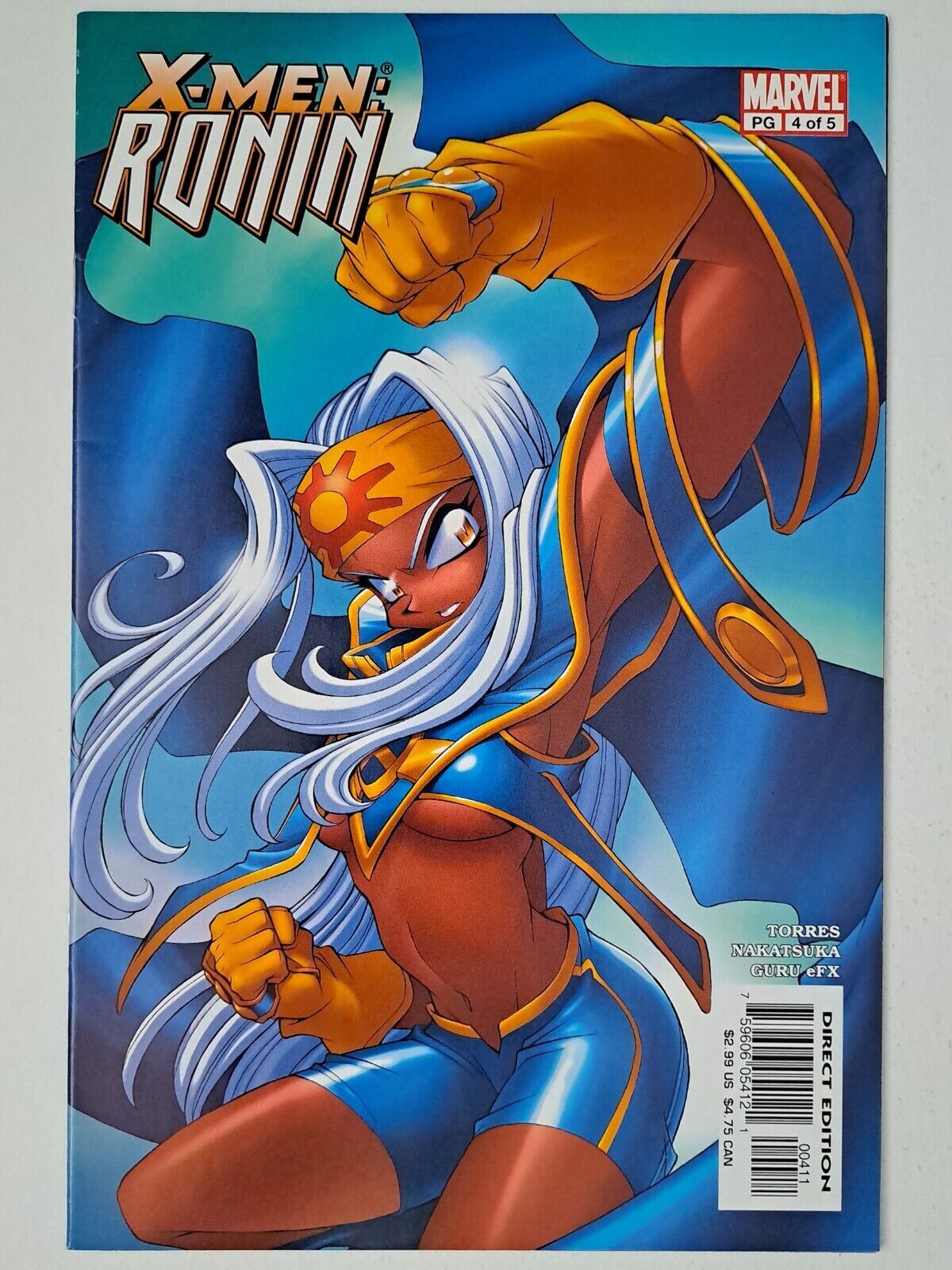 X-Men Ronin #4 Of 5 - Anime Style Miniseries - Combined Shipping + Great Pics