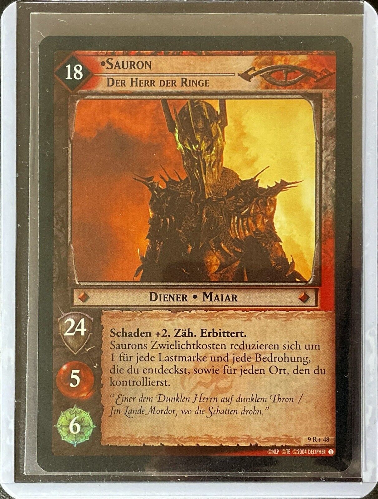 LOTR TCG: Sauron - The Lord of the Ring - German - 9R+48
