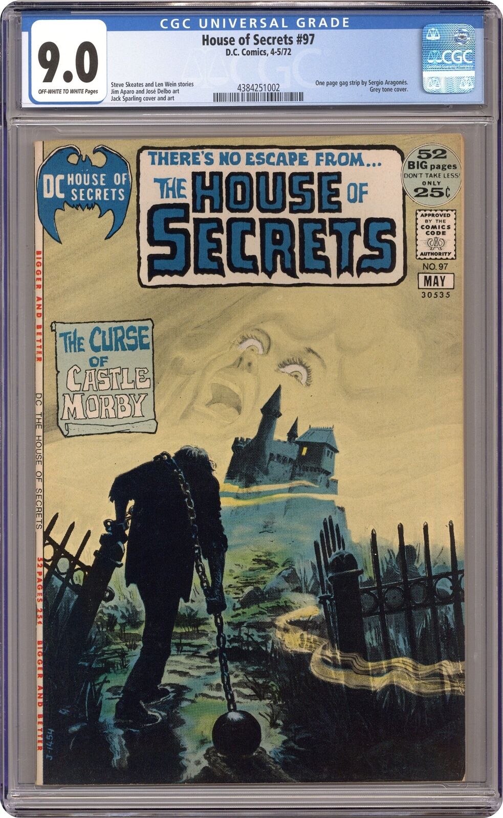 House of Secrets #97 CGC 9.0 1972 4384251002