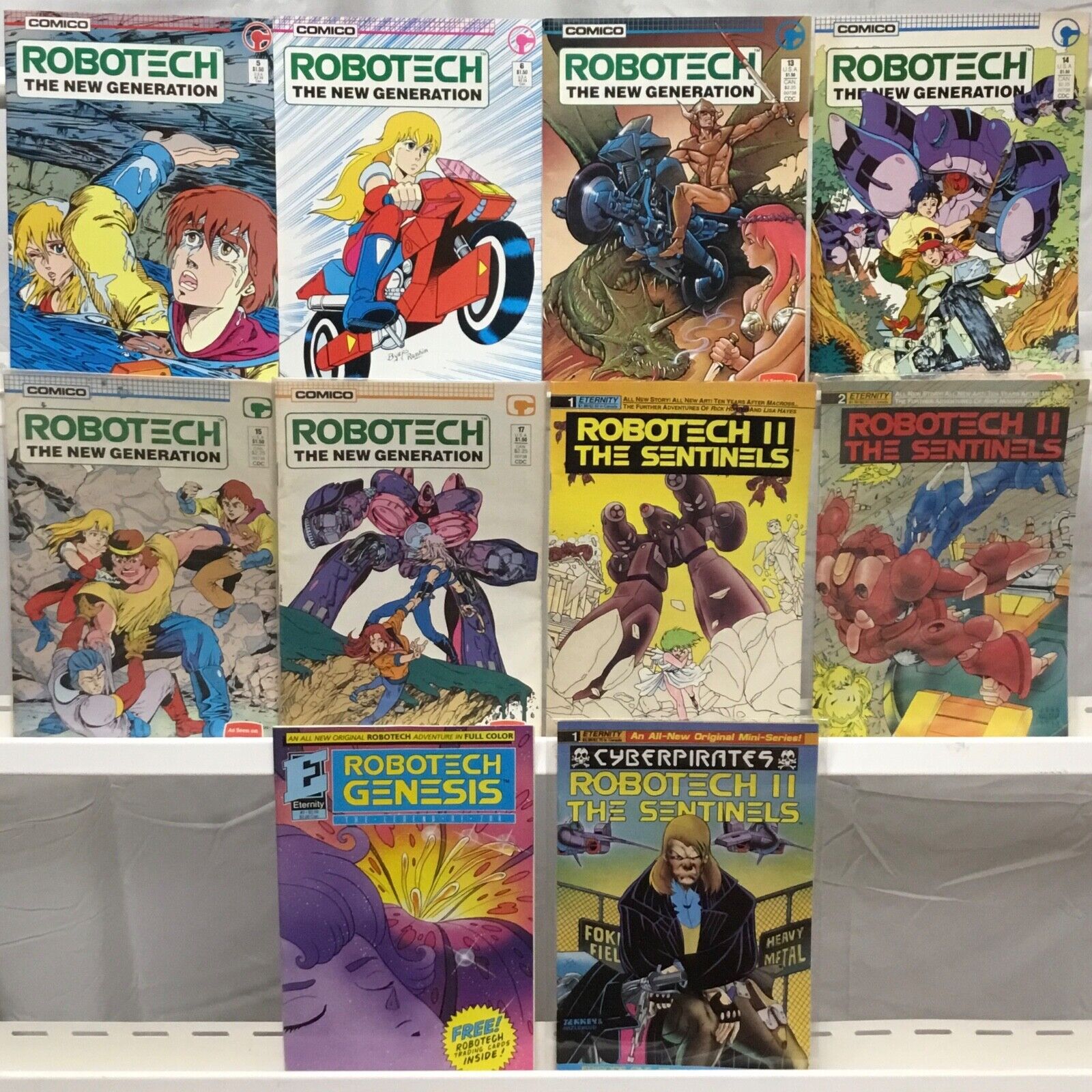 Comico / Eternity Comics - Robotech - Comic Book Lot of 10 Issues