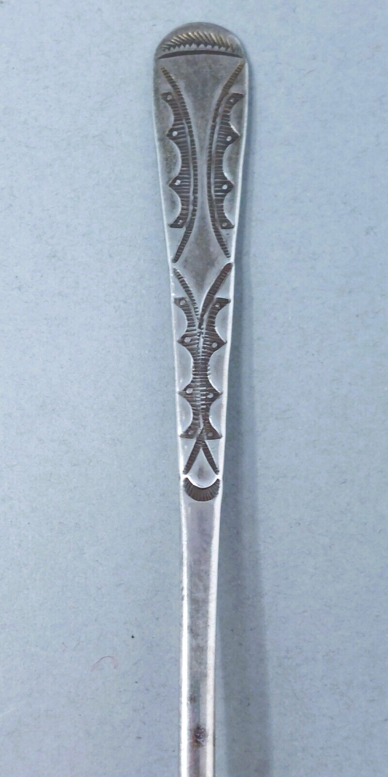 Rare HANDWROUGHT Navajo Antique Silver Souvenir Spoon