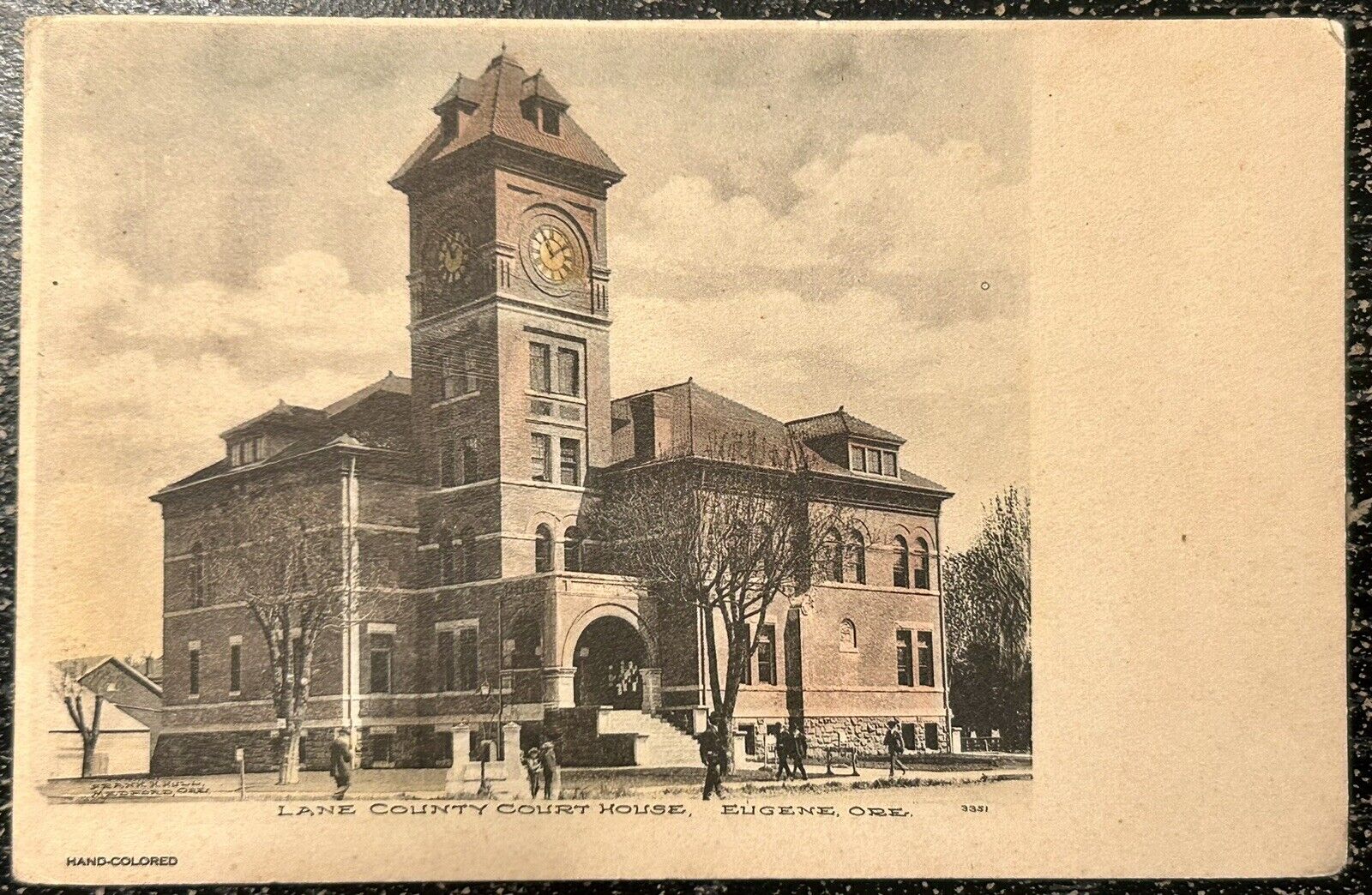 Lane County Court House. Eugene Oregon. Vintage Postcard