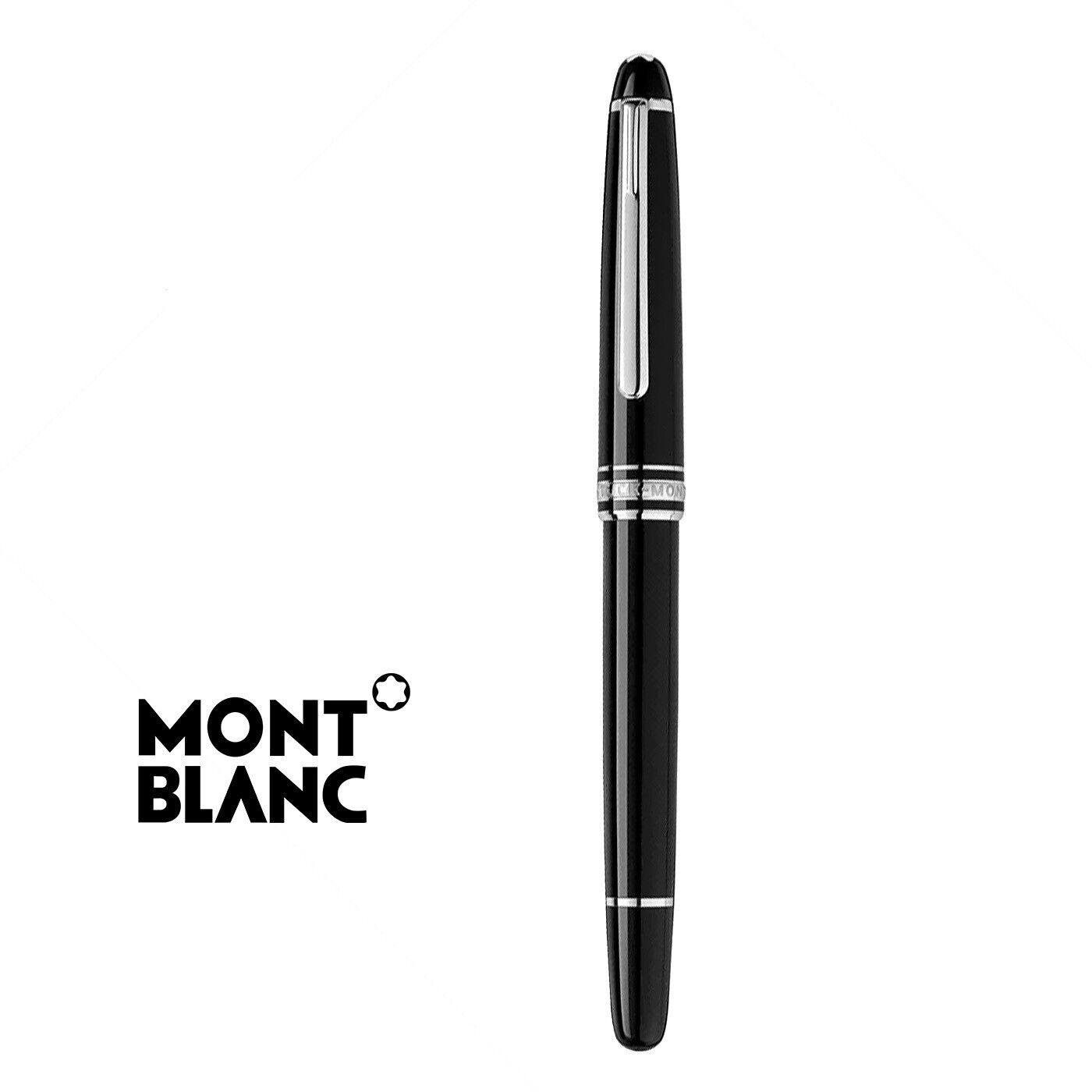 NEW Montblanc Meisterstuck Classique Platinum Rollerball Pen Elegant Gift 2024