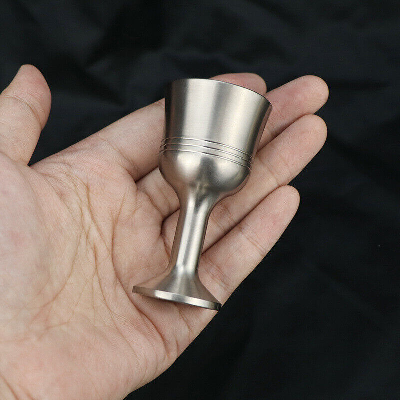 1 PC Portable Titanium Alloy Wine Cup EDC Lightweight Small Champagne Cup