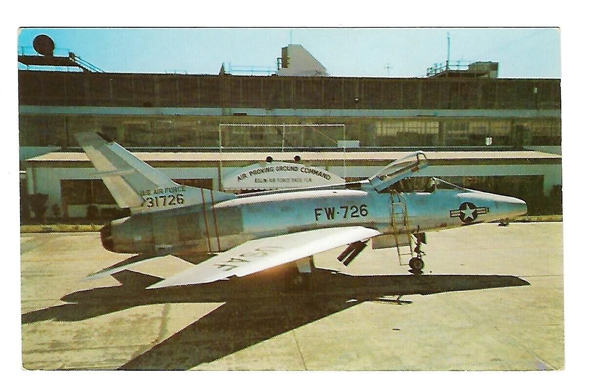 Aviation Postcard North American F-100 