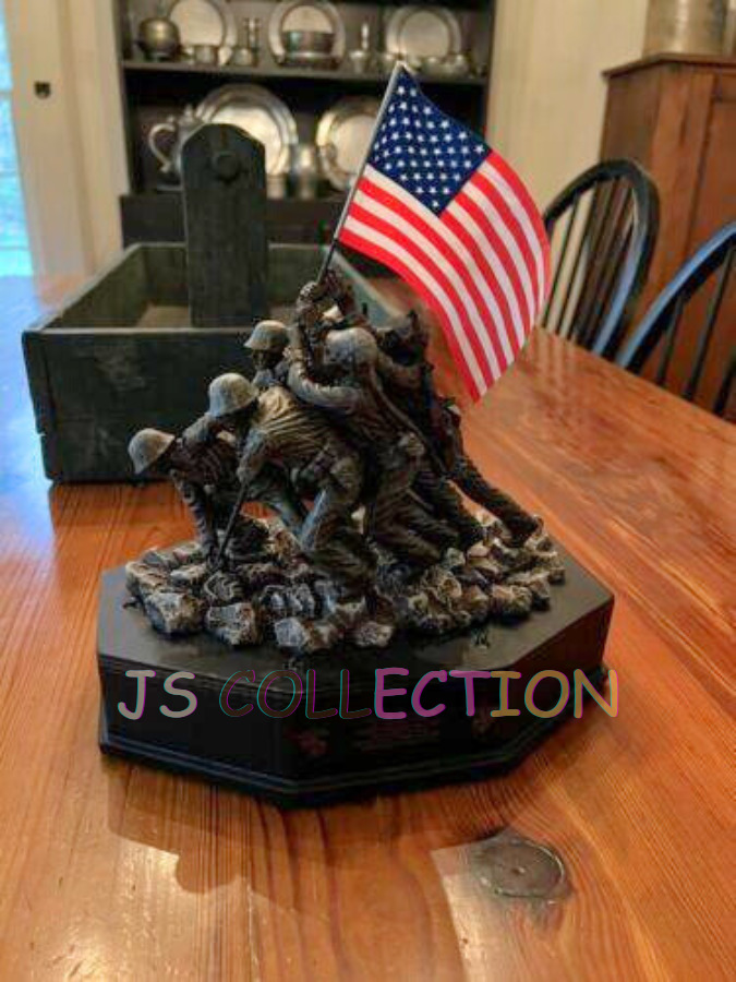 75th Anniversary Iwo Jima Cold-Cast Bronze Tribute Sculpture