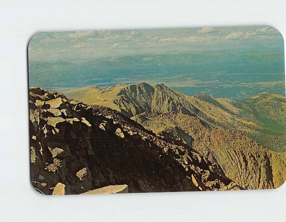 Postcard Pikes Peak Highway Colorado USA
