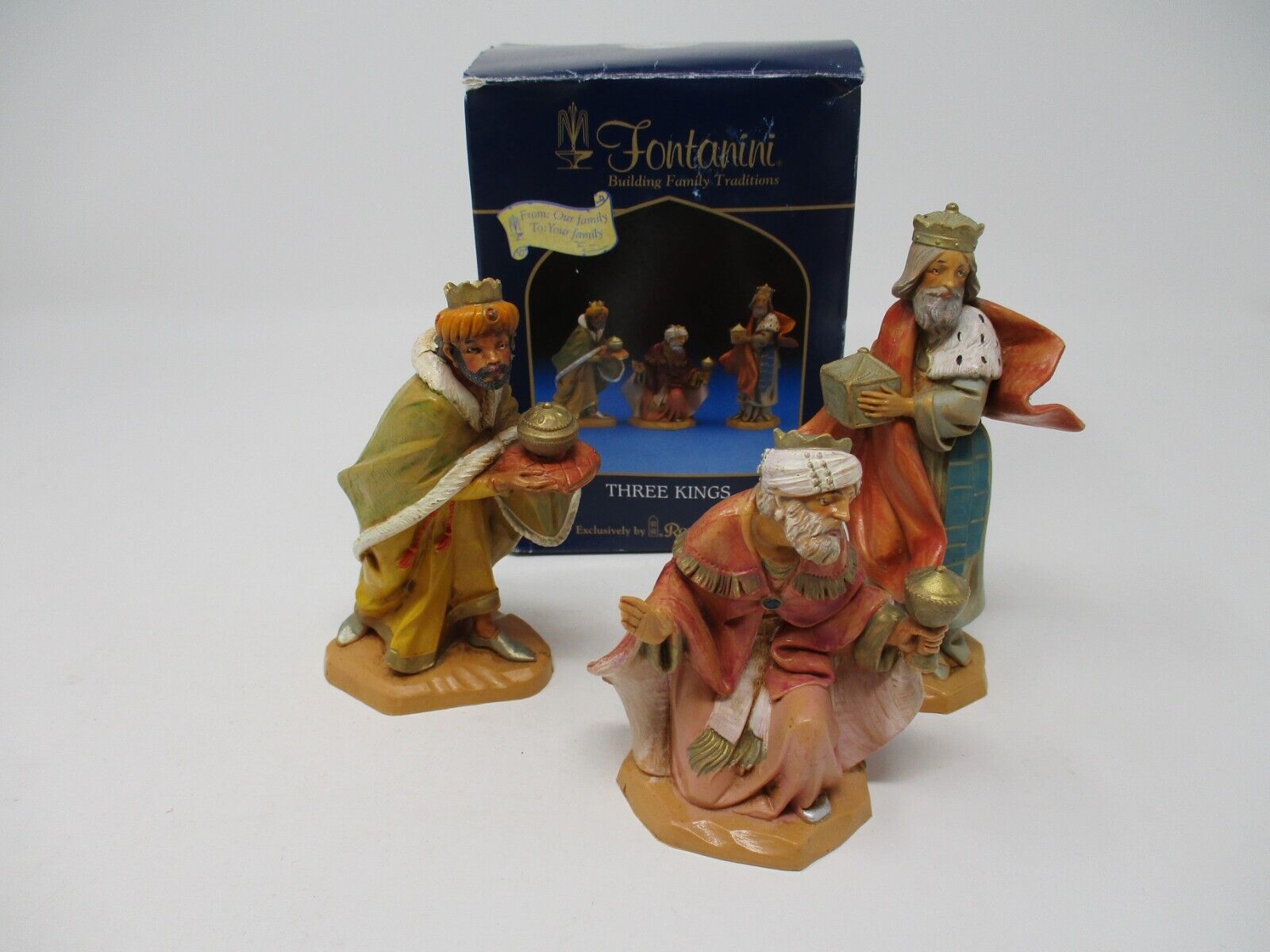 Fontanini Three Kings Wisemen Christmas Nativity Set Figurines 5\