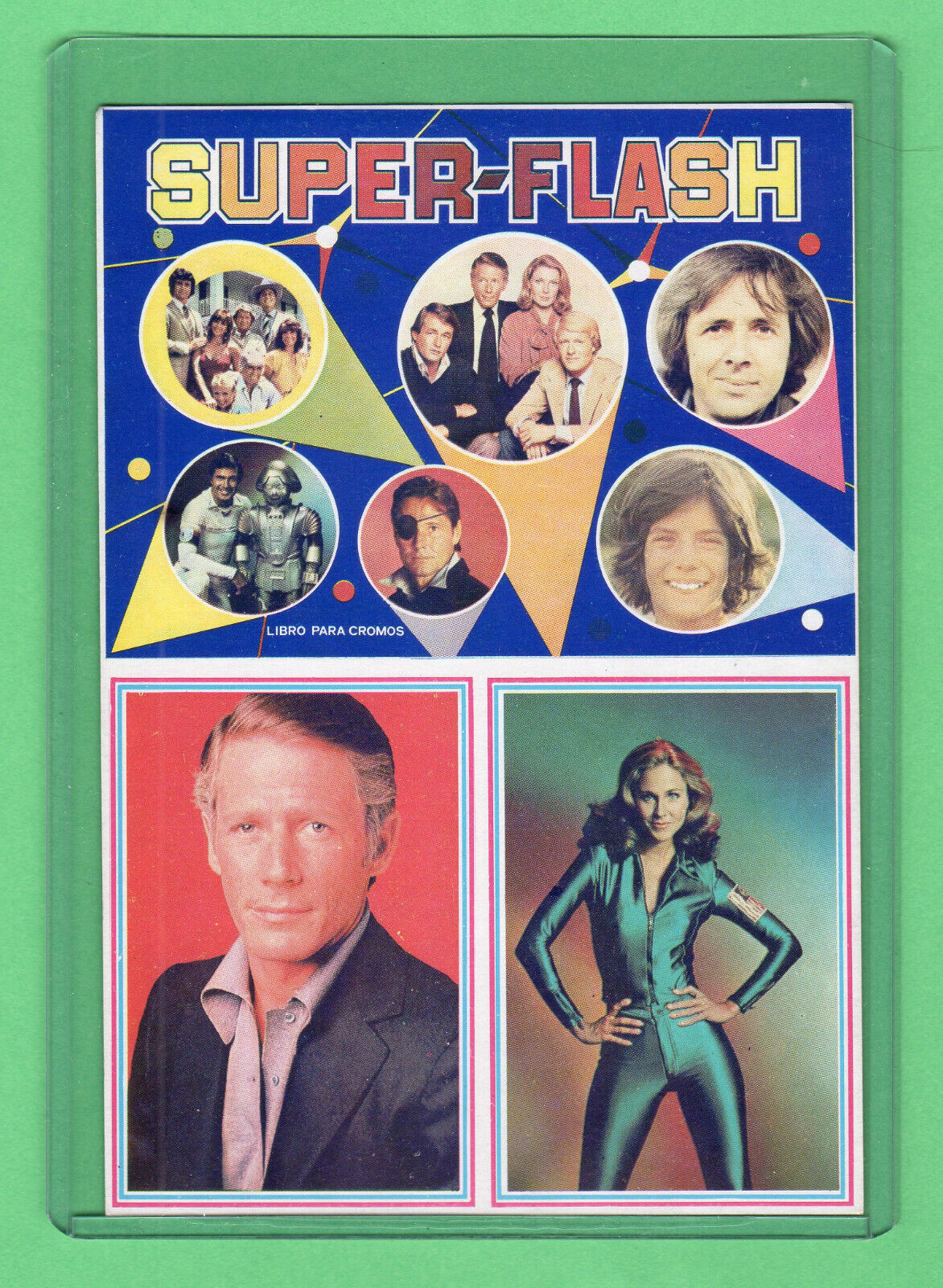 1980  Erin Gray/Buck Rogers RC  Card Spanish Super-Flash and in Rare Uncut Form