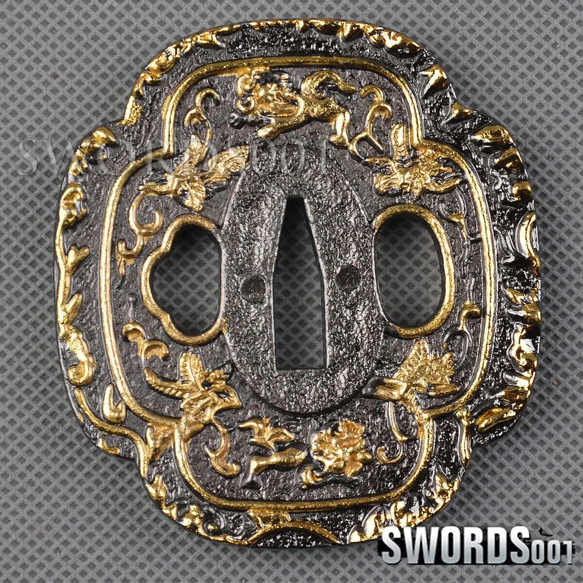 Zinc Alloy Tsuba Handguard For Japanese Samurai Katana Sword Maintenance Diy