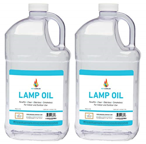Liquid Paraffin Lamp Oil - 1 Gallon - Smokeless, Odorless, Ultra Clean Burning 2