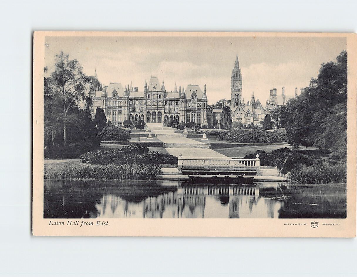 Postcard Eaton Hall from East Chester England