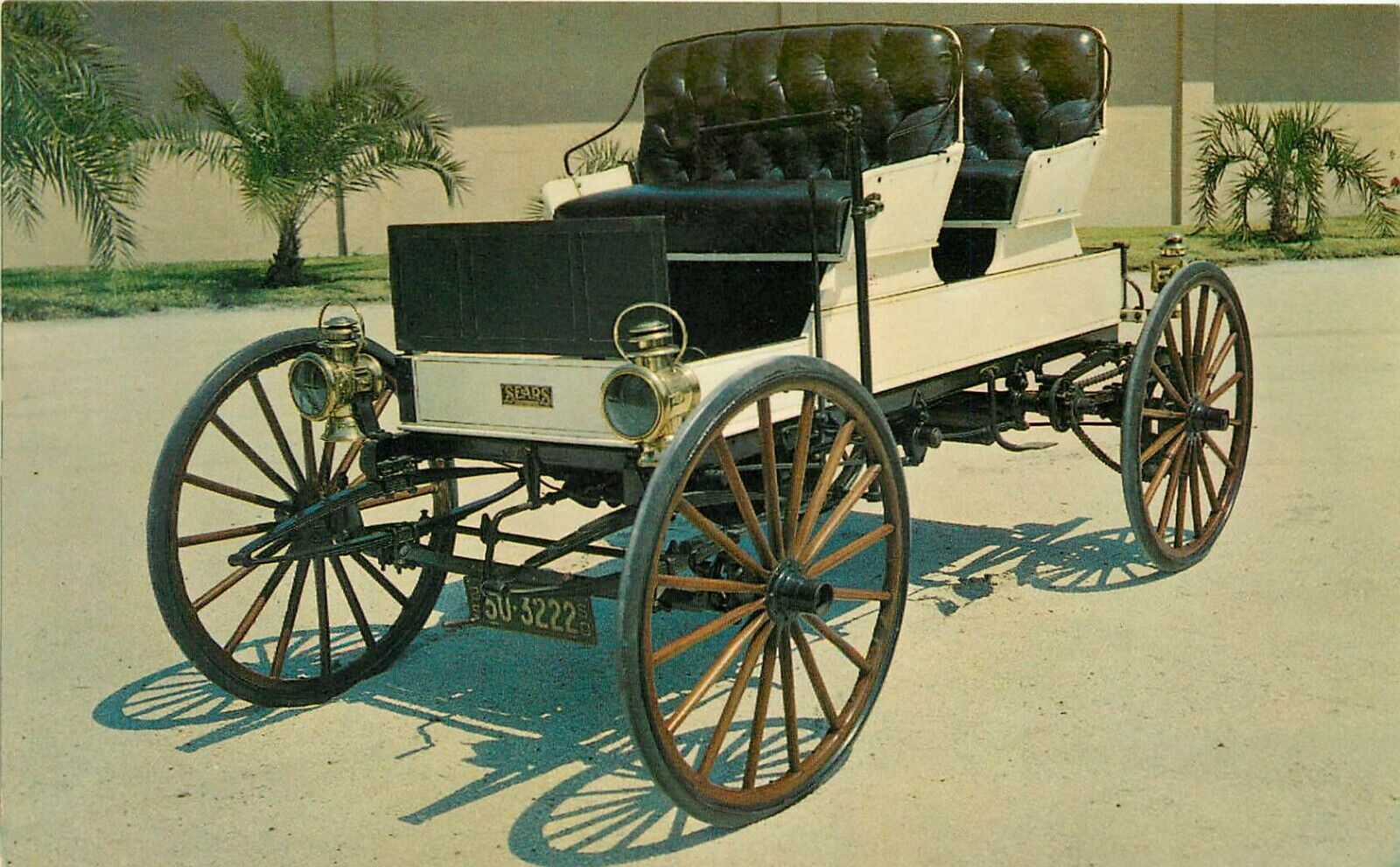1908 Sear and Roebuck Antique Car Music Yesterday Sarasota FL Postcard