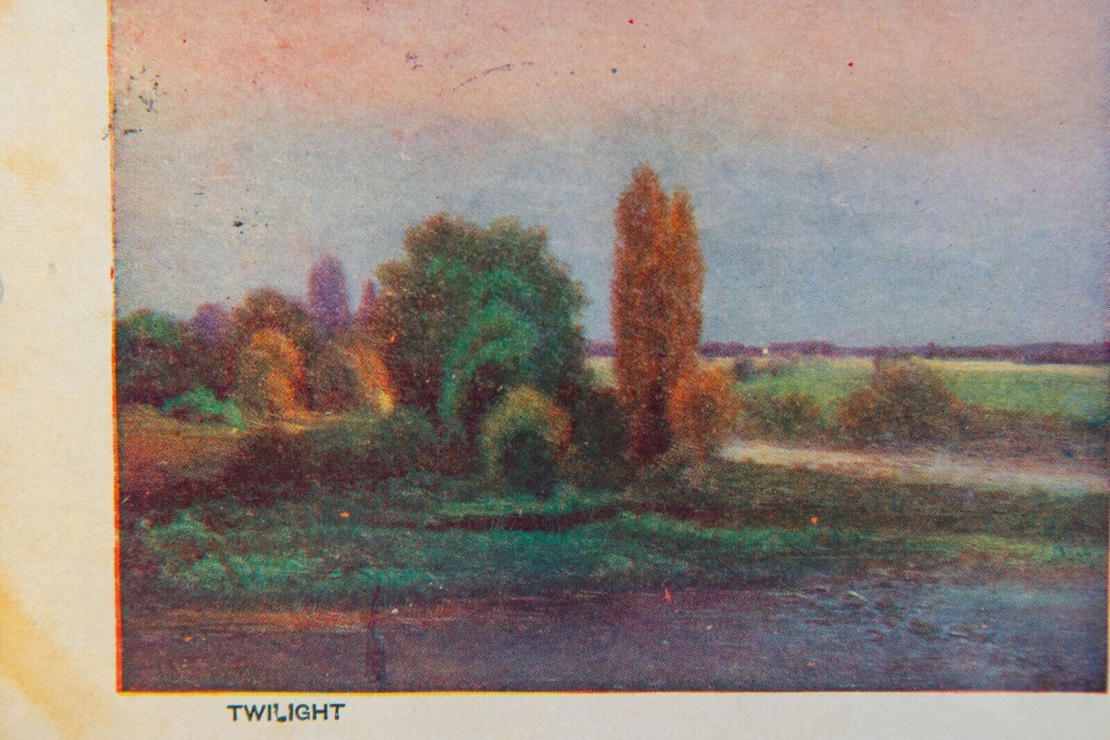Rose Company Art Series Postcard, Twilight Painting 1908 Postcard