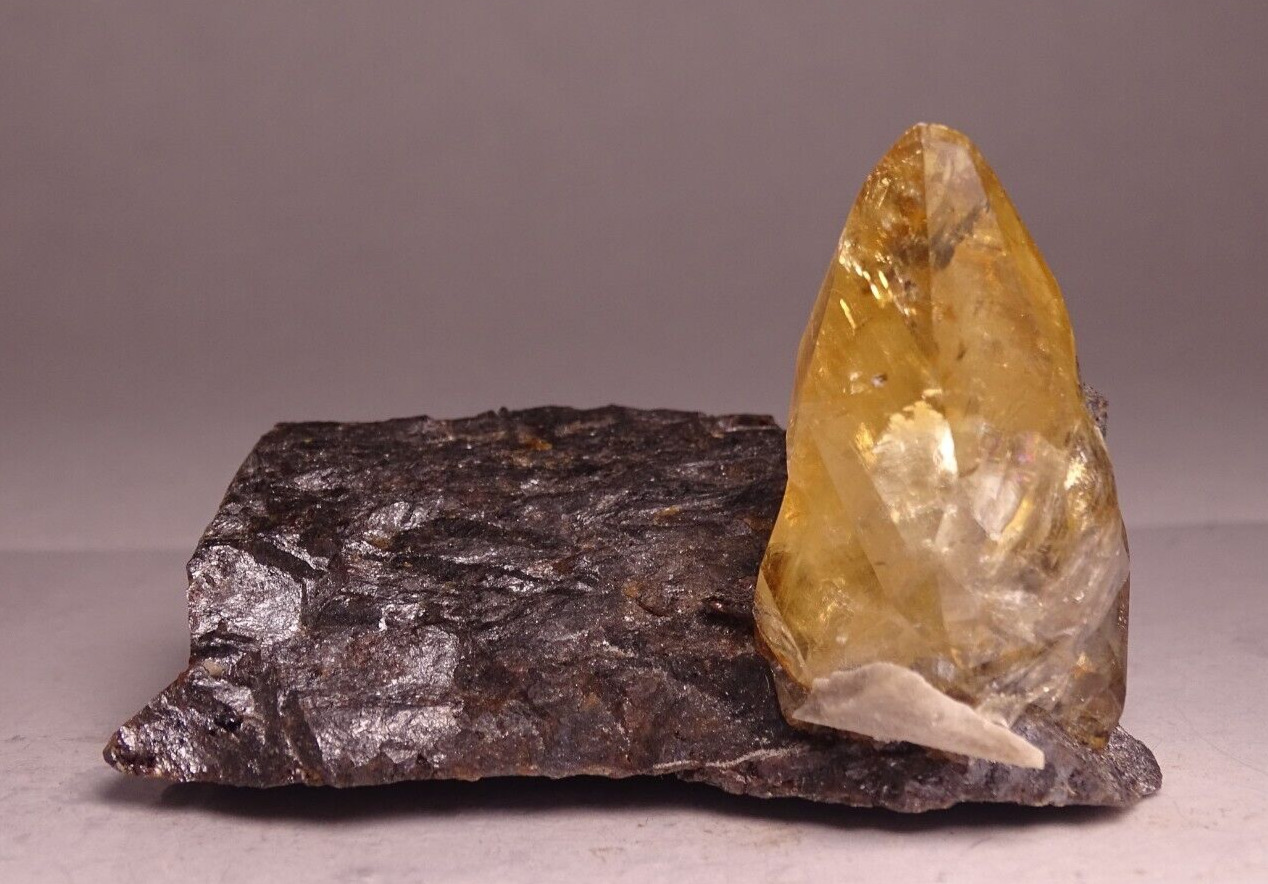 Calcite on Sphalerite Mineral Specimen Collector Elmwood Mine Tennessee