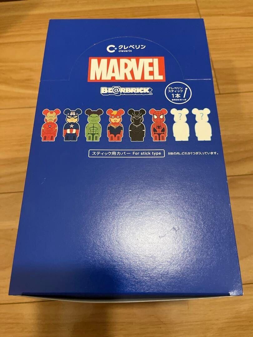 【Authentic】BE@RBRICK Bearbrick Clevelin Marvel 2.9g x 8 Pieces Unopened Box F/S
