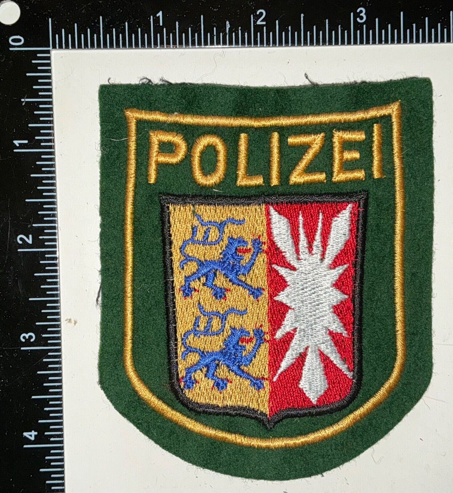 VINTAGE West German Police Polizei Patch