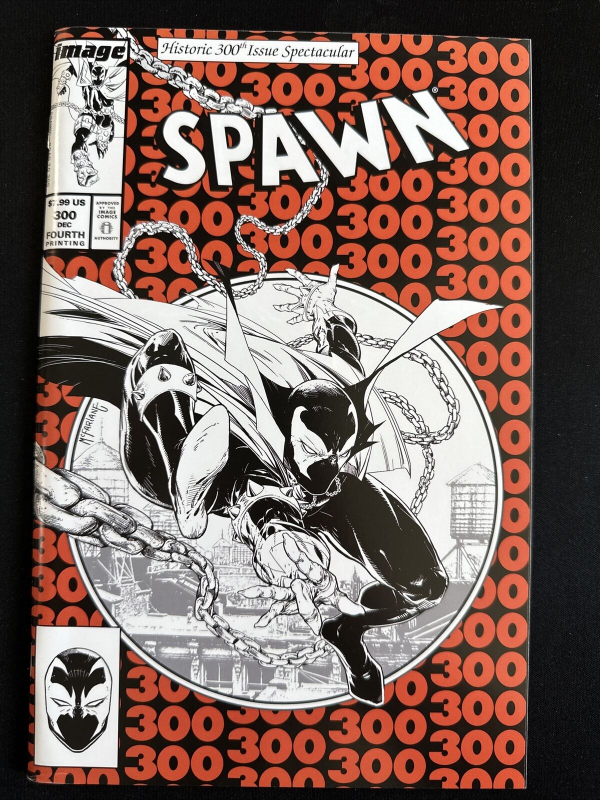Spawn #300 Mcfarlane Homage 4th Print Variant Image Comics 1992 Series Very Fine