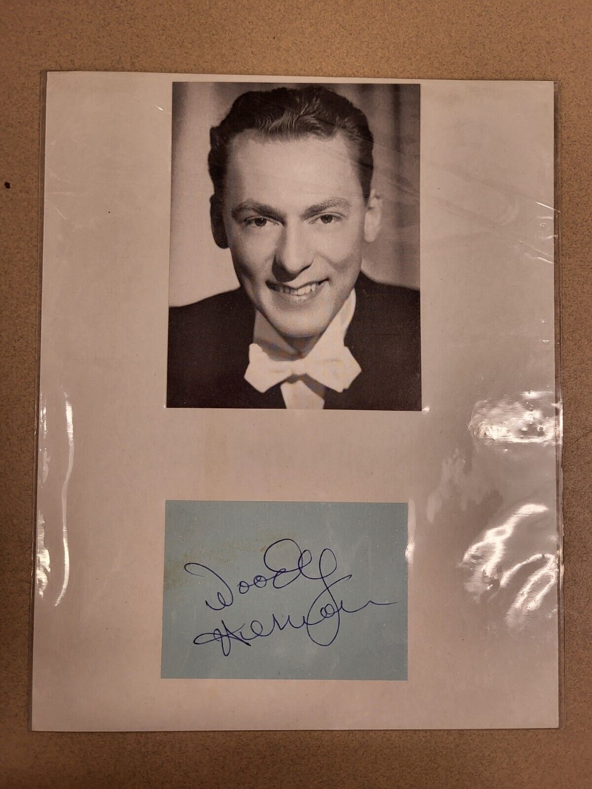 Woody Herman Musician Autographed Hand Signed B&W Photograph Size 8\