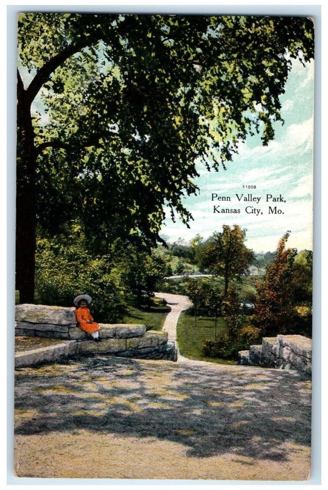1909 Penn Valley Park Exterior Kansas City Missouri MO Vintage Antique Postcard