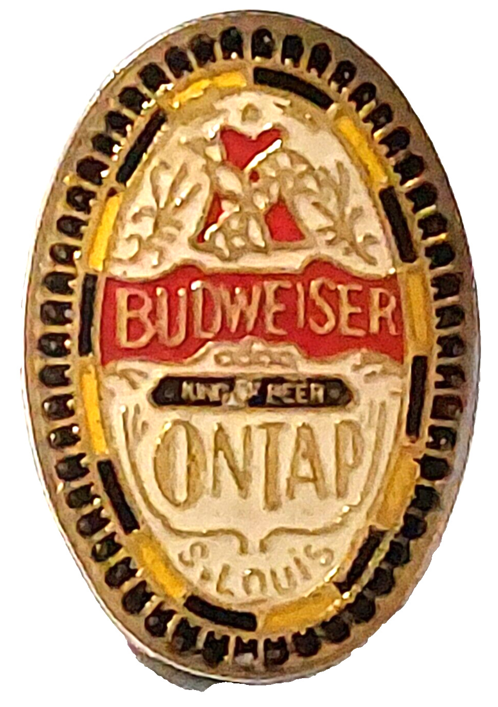 Budweiser King of Beer on Tap St. Louis Lapel Pin
