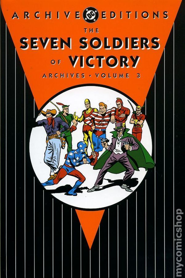 DC Archive Editions Seven Soldiers of Victory HC #3-1ST NM 2008 Stock Image