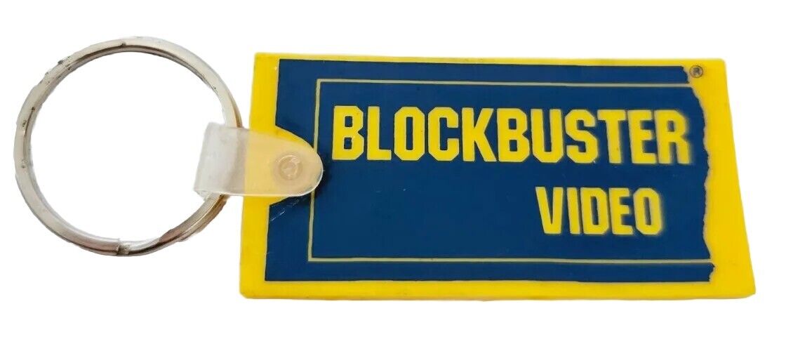 Blockbuster Video Keychain 1990 Vintage