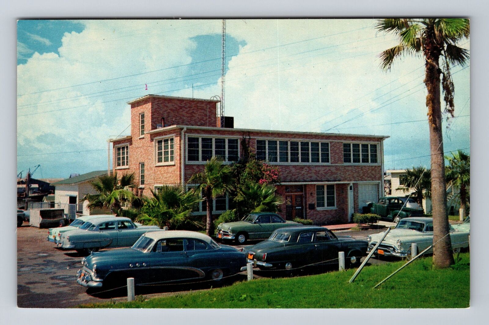 Rockport TX-Texas, Exterior View Marine Laboratory, Antique Vintage Postcard